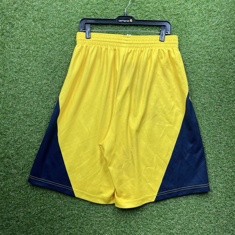 Michigan Wolverines Adidas Shorts Mens Extra Large Team Issued Basketball Y2K